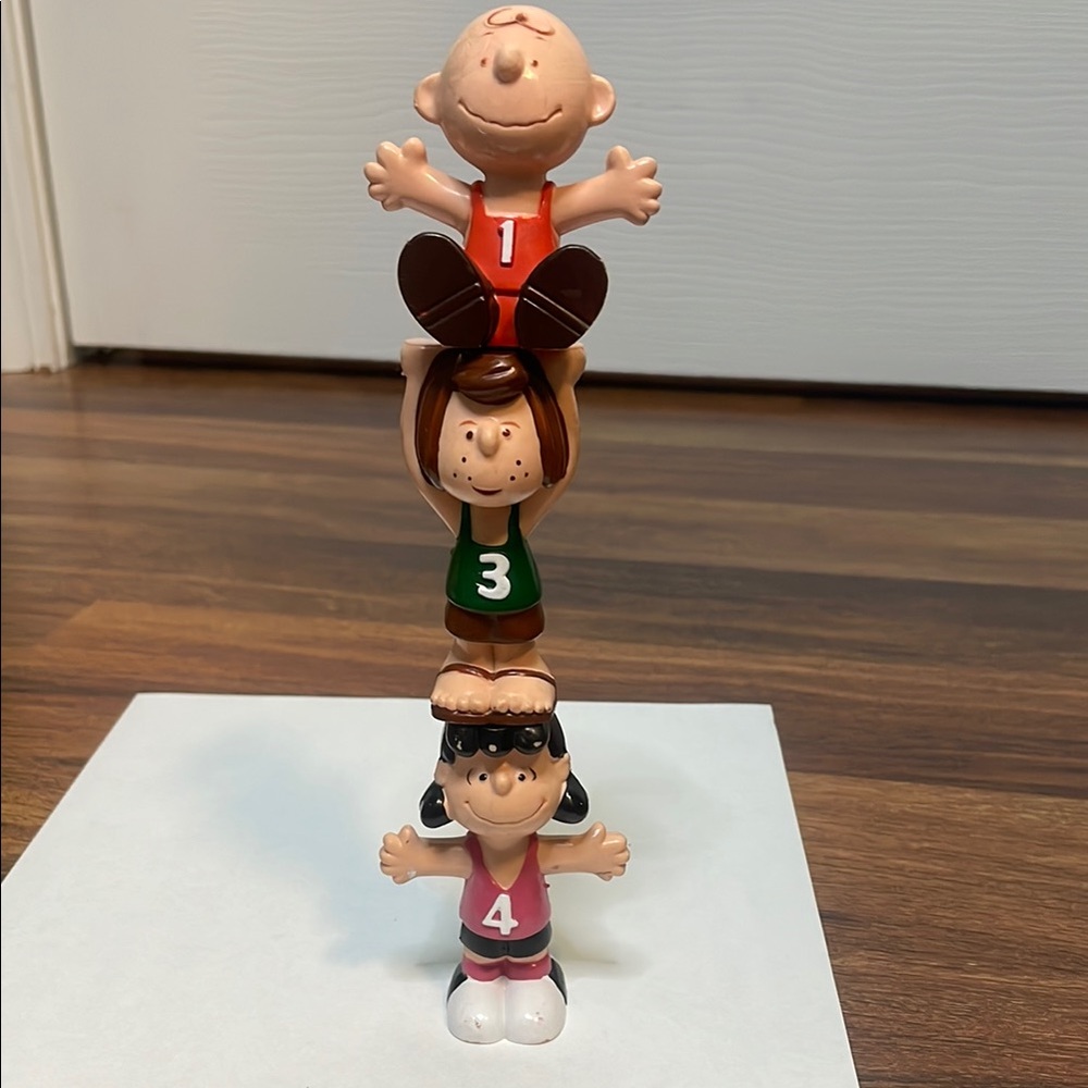 Peanuts Stackable Gymnasts Set of 3 Circa 1950/60s